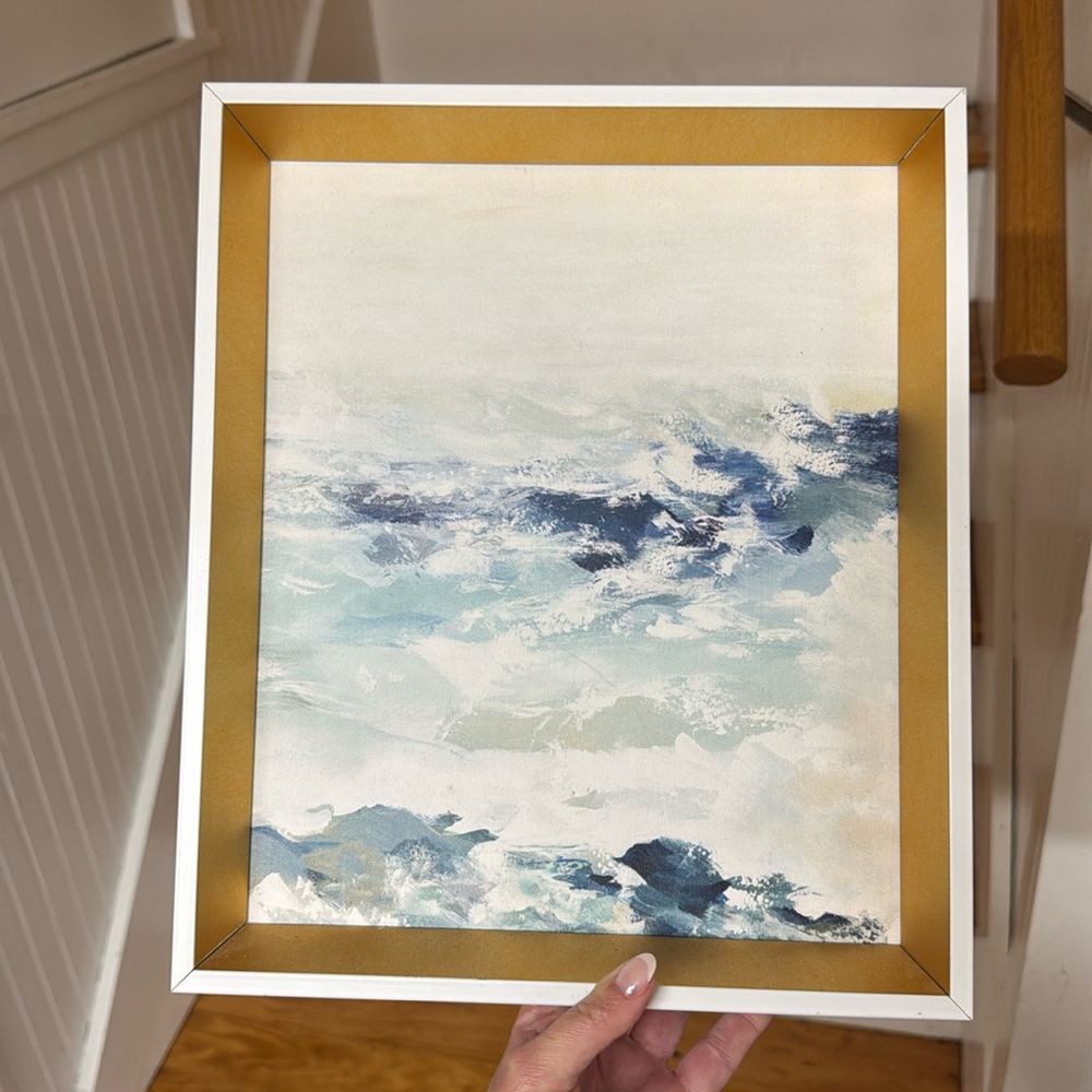 ✨🤍 WAVE PAINTING FROM HOMEGOODS